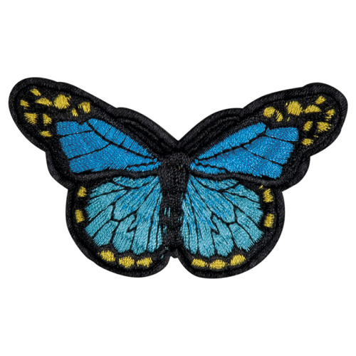 Фото термоаппликация большая голубая бабочка  hkm 39254 на сайте ArtPins.ru