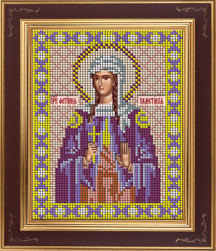 Икона Святая преподобная Светлана (Фотиния) Палестинская набор для вышивания бисером Galla Collection М256 смотреть фото