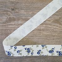 Лента репсовая на картонной катушке "Розочки"