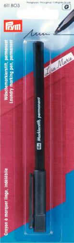 Маркер для белья перманентный шариковая ручка черный 1 шт Prym 611803