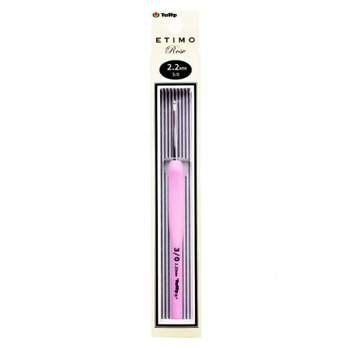 Крючок для вязания с ручкой ETIMO Rose 2.2 мм Tulip TER-04e