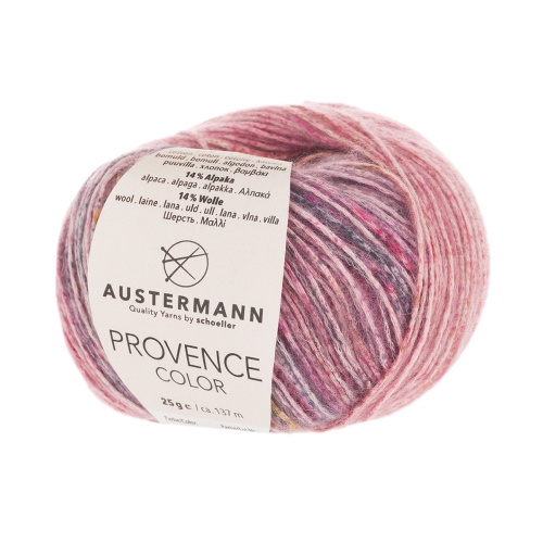 Пряжа Provence Color 72% хлопок 14% альпака 15% шерсть 25 г 137 м Austermann 90304-0007 фото
