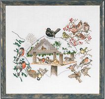 Набор для вышивания Кормушка для птиц  Eva Rosenstand 972-352
