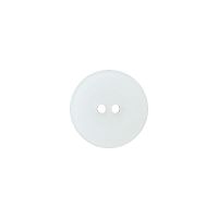 Пуговица с 2 отверстиями размер 18 мм пластик белый Union Knopf by Prym U0453880018001201-25
