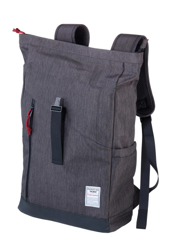 Купить рюкзак troika с откидным верхом с металлической пряжкой bbg51/gy фото