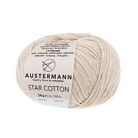 Пряжа Star Cotton 97% хлопок 2% полиэстер 1% полиамид 50 г 160 м Austermann 90325-0010