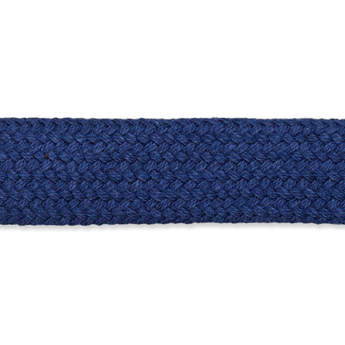 Галун плетеный ширина 8 мм 100% хлопок темно-синий Union Knopf by Prym U0001448008006805