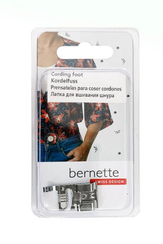 Фото лапка для швейной машины для вшивания шнура bernette 502 021 03 05 на сайте ArtPins.ru