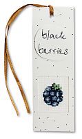 Набор для изготовления закладки с вышитым элементом Black Berries