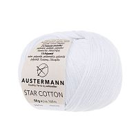 Пряжа Star Cotton 97% хлопок 2% полиэстер 1% полиамид 50 г 160 м Austermann 90325-0001