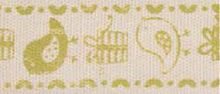 Лента хлопковая на картонноймини-катушке Птички и подарки - VR15.054