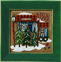 Набор для вышивания Зимний дом Mill Hill MH146306