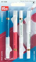 Меловые карандаши со стирающей кисточкой набор Prym 611628