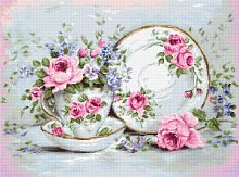 Набор для вышивания Трио и цветы - BA2318