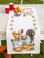 Набор для вышивания дорожки Семейство кур