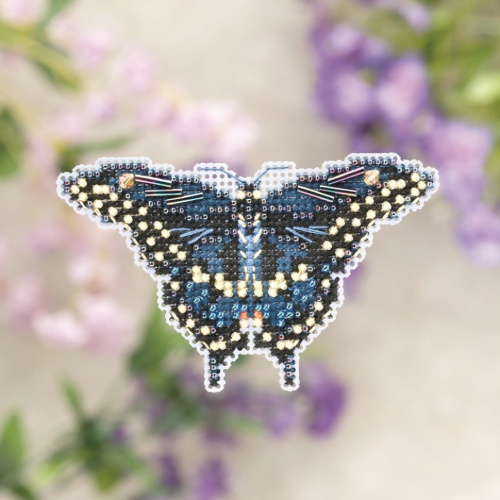 Набор для вышивания бисером Черная бабочка-парусник Mill Hill MH181103 смотреть фото