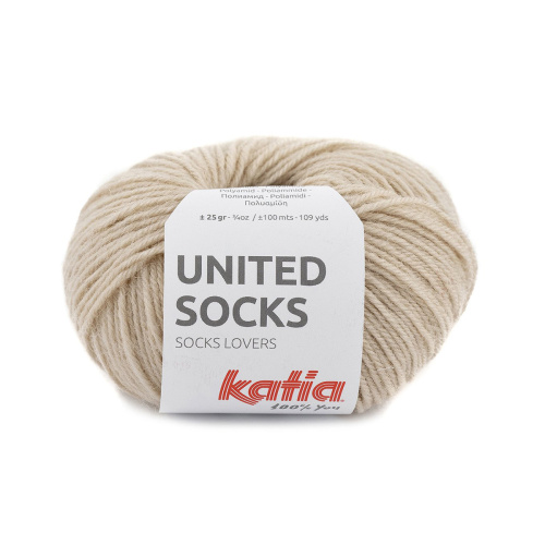 Пряжа United Socks 75% шерсть 25% полиамид 25 г 100 м KATIA 1244.4 фото