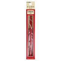 Крючок для вязания с ручкой ETIMO Red 5.5 мм алюминий пластик красный Tulip TED-090e