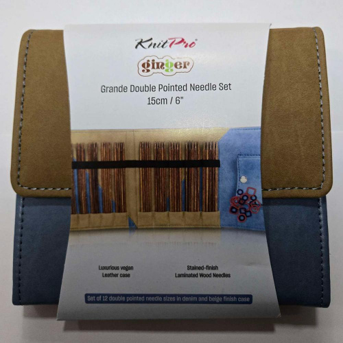 Набор чулочных спиц Ginger Grande 15 см KnitPro 150303 фото 4