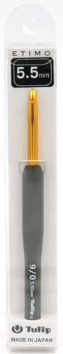 Крючок для вязания с ручкой ETIMO 5.5 мм Tulip T15-900e