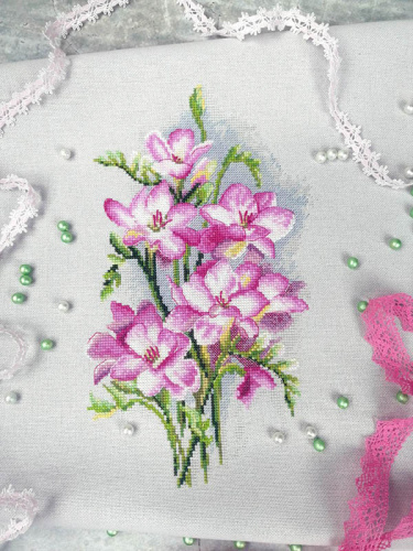 Набор для вышивания Фрезии Марья Искусница 04.004.15 смотреть фото фото 2