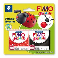 Набор полимерной глины FIMO kids kit детский набор “Веселые жуки” Fimo 8035 12