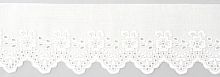 Шитье-вышивка на батисте IEMESA 55 мм длина 13.8 м 100% хлопок белый - 09325/01