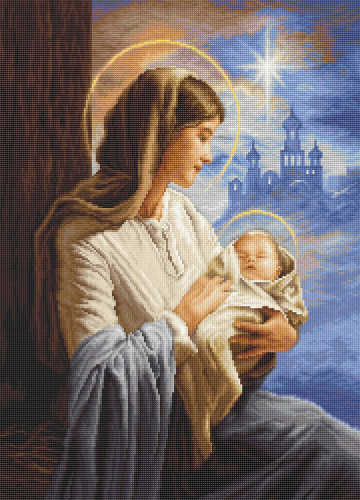 Набор для вышивания Святая Мария и Младенец  Luca-S B617 смотреть фото