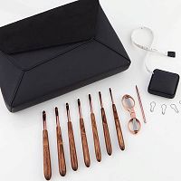 Подарочный набор крючков для вязания с деревянной ручкой Mellow Нежный KnitPro 30960