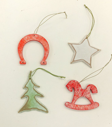 Подарочный набор деревянных ёлочных игрушек ArtPins ap-set03 фото