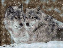 Набор для вышивания Два волка