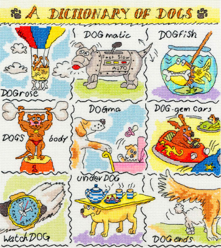 Набор для вышивания Dogs (Собаки) - XDO5 смотреть фото