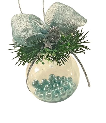 Шар пластиковый 8 см со съемным подвесом 6 шт/уп Efco 2688708 фото фото 2