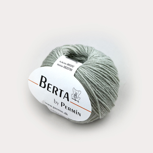Пряжа Berta 55% шерсть 45% хлопок 50 г 175 м Permin 880200.880252 фото