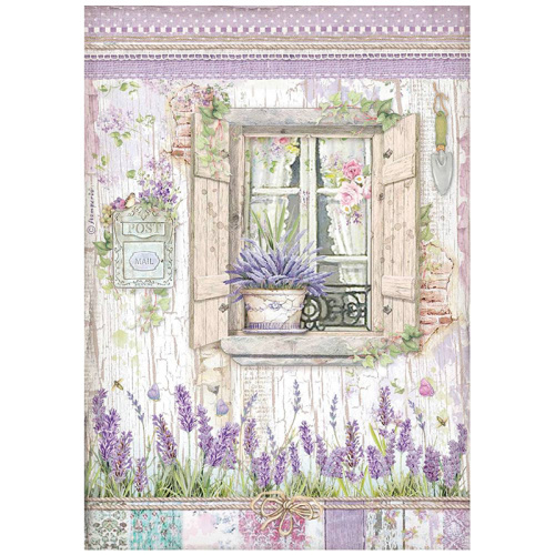 Бумага рисовая Provence window  STAMPERIA DFSA4673 фото