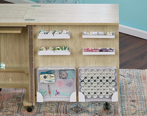 Фото стол раскладной для швейной машины с раскройным местом eclipse дуб hemline tlm.e-o001 на сайте ArtPins.ru фото 4