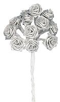 Букет для декорирования Серебряные розы RAYHER 5408422