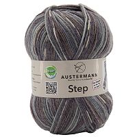 Пряжа Step 75% шерсть 25% полиамид 420 м 100 г Austermann 97689-0087