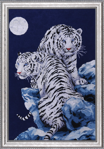 Набор для вышивания Лунный тигр DESIGN WORKS 2544 смотреть фото