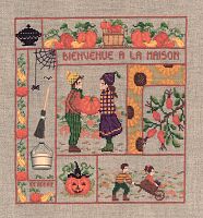 Набор для вышивания: BIENVENUE OCTOBRE  Добро пожаловать Октябрь  le boheur des dames 2659