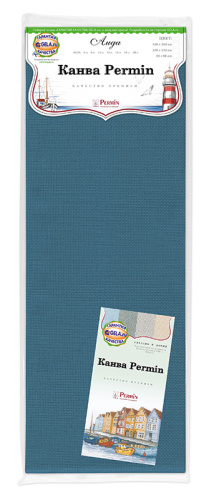 Канва в упаковке Aida 14 ct  100 х 130 см  цвет №241 фото, Канва Permin