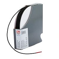 Эластичный шпагат резинка 50 м d 2.5 мм черный Prym 971201