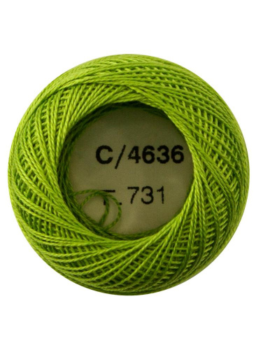 Мулине Finca Perle Жемчужное  №16 однотонный цвет 4636 смотреть фото фото 2