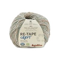 Пряжа Re-Tape Craft 50% переработанный хлопок 50% переработанный полиэстер 50 г 100 м KATIA 1283.302