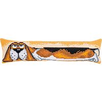 Набор для вышивания подушки от сквозняка Собака  VERVACO PN-0201810