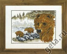 Набор для вышивания Бурый медведь - 90-0174