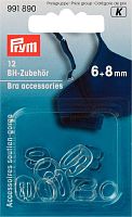 Аксессуары для бюстгальтера пластик 6+8 мм прозрачный 991890 Prym