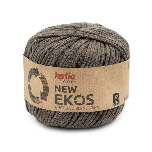 Пряжа New Ekos 55% переработанный полиэстер 42%  переработанный хлопок 3% пр. волокна 50 г 55 м KATIA 1325.118 фото