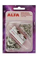 Кнопки открытые для легкой одежды 11 мм ALFA AF-SA13