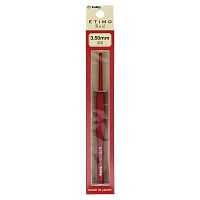 Крючок для вязания с ручкой ETIMO Red 3.5 мм алюминий пластик красный Tulip TED-060e